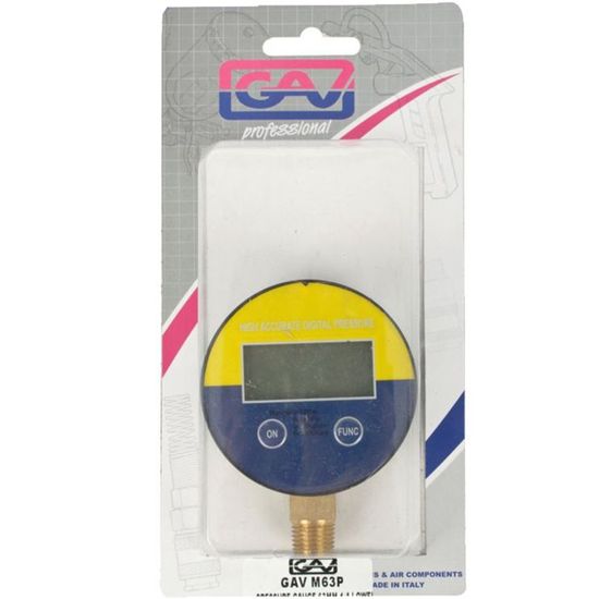 Pressure Gauge 63mm 1/4 Lower Digital Packaged